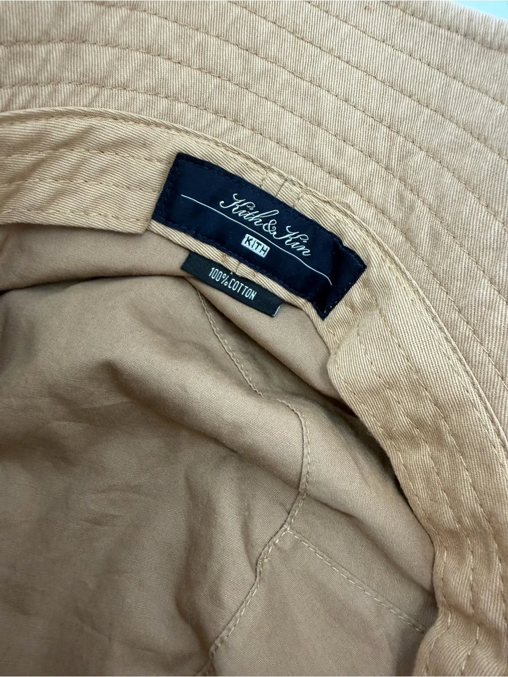 Kith Washed Twill Bucket Hat In Highland